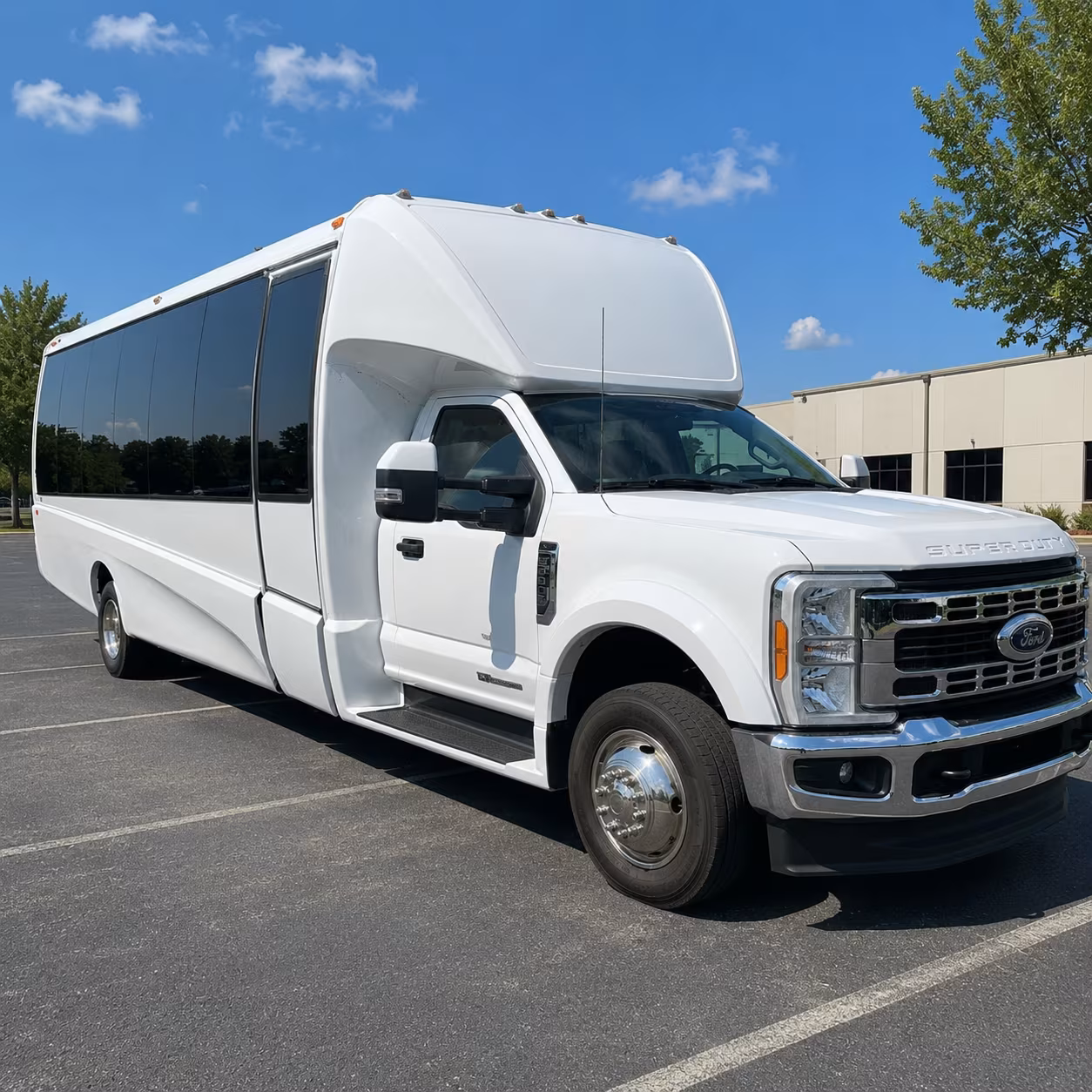 Baltimore Airport Shuttle & Transportation party bus exterior