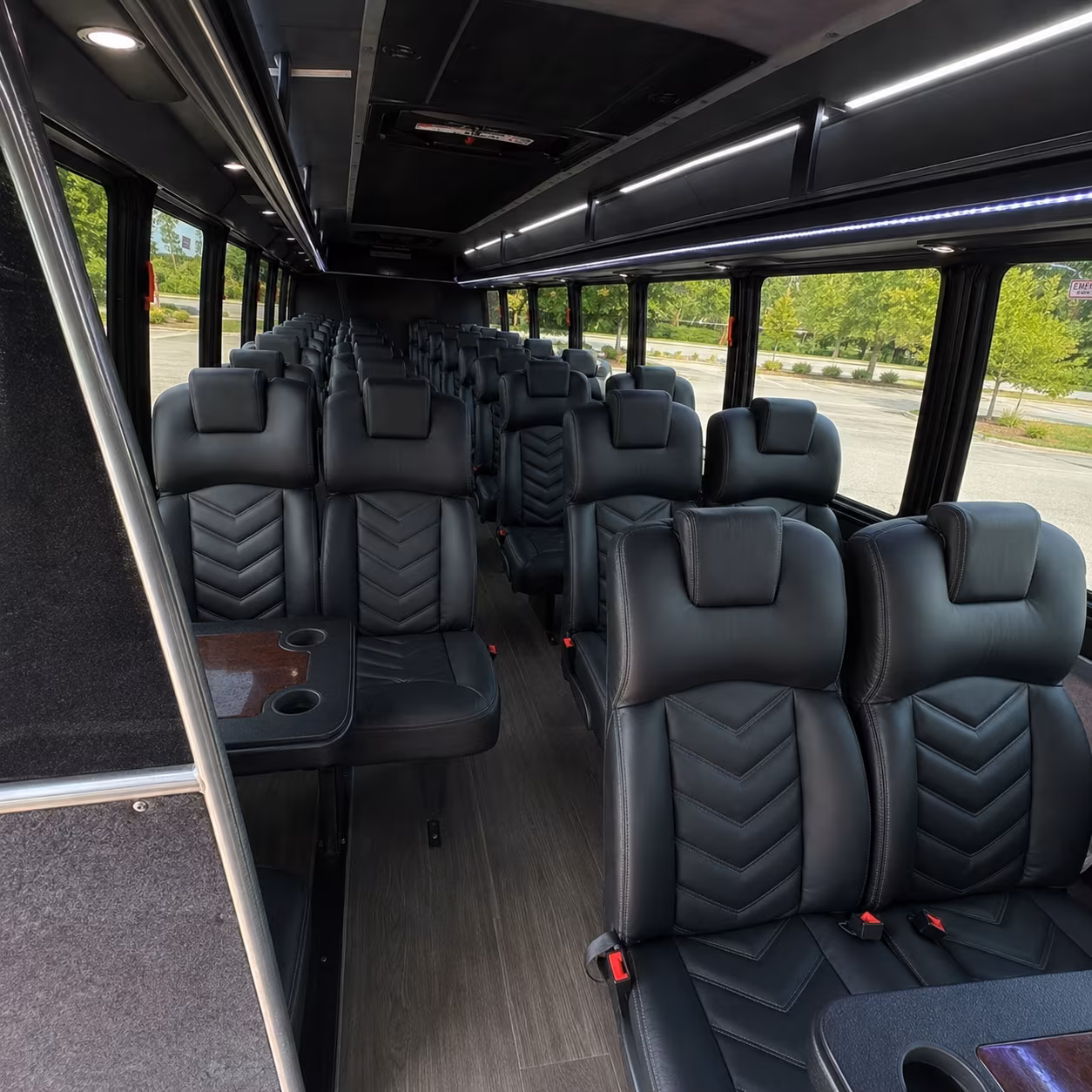 Baltimore Airport Shuttle & Transportation party bus exterior