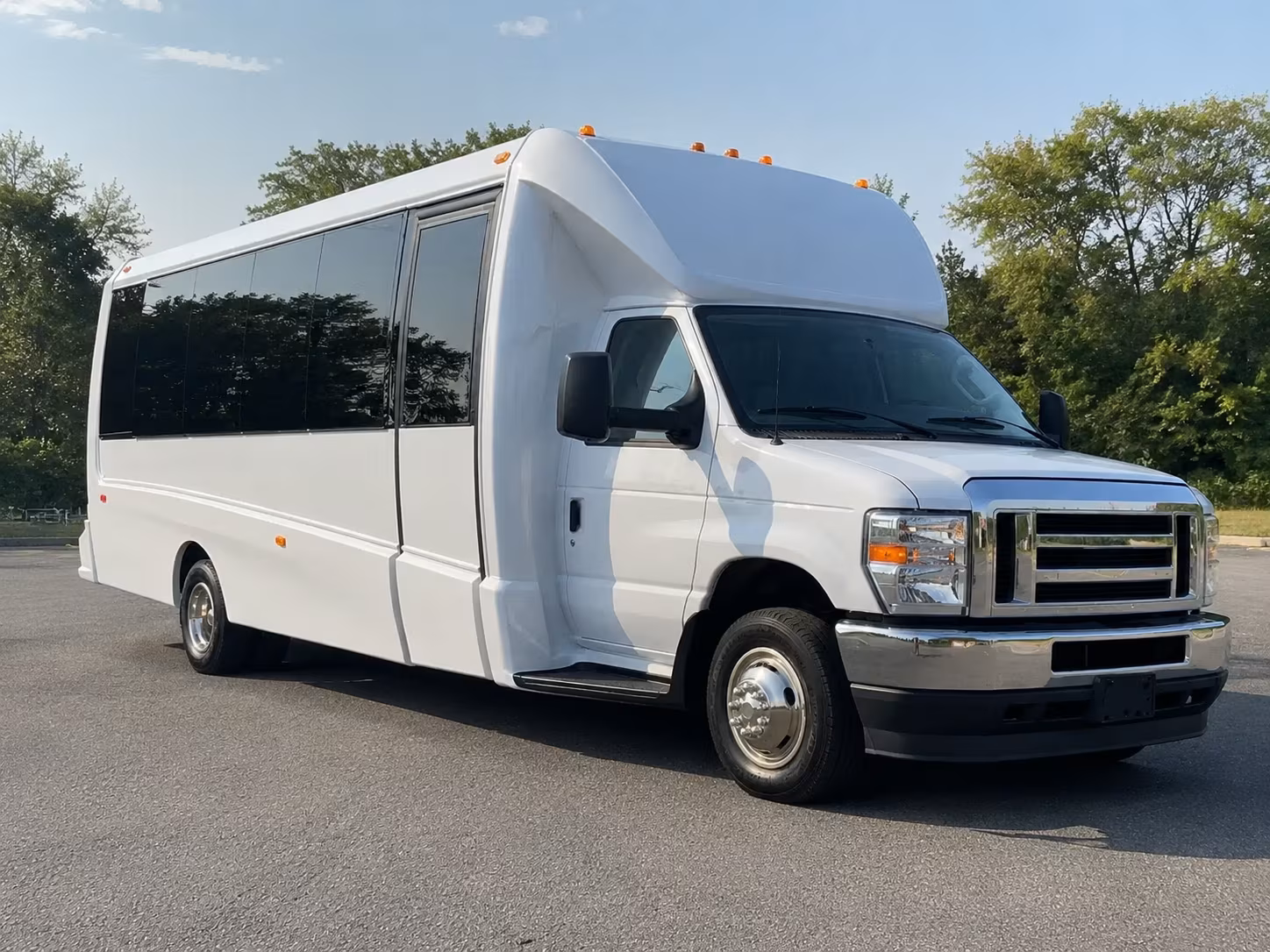 Baltimore Birthday, Sweet 16, & Quinceañera Transportation party bus exterior