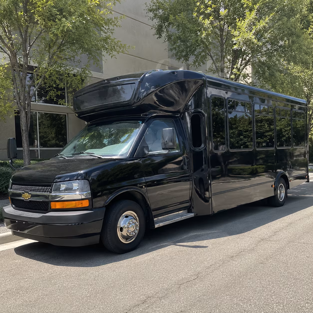 Baltimore Birthday, Sweet 16, & Quinceañera Transportation party bus interior