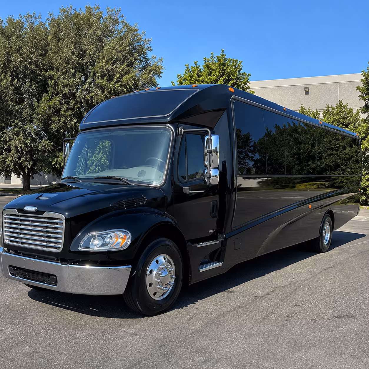 Baltimore Corporate Transportation party bus exterior
