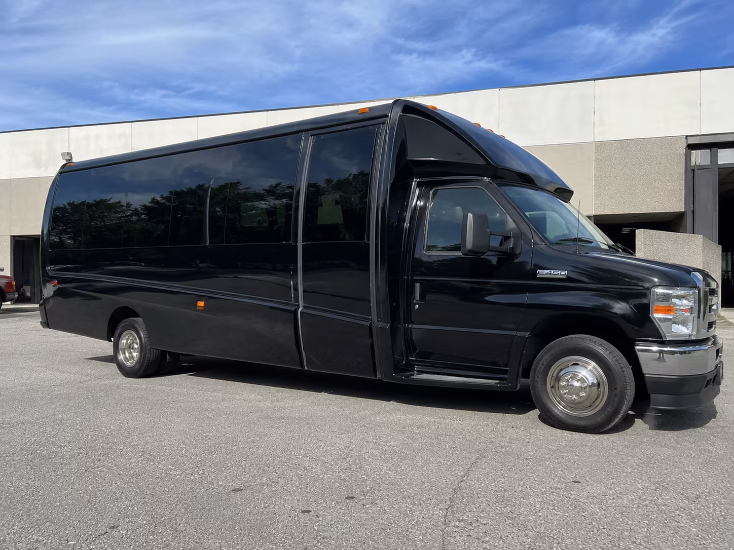 Baltimore Corporate Transportation party bus exterior