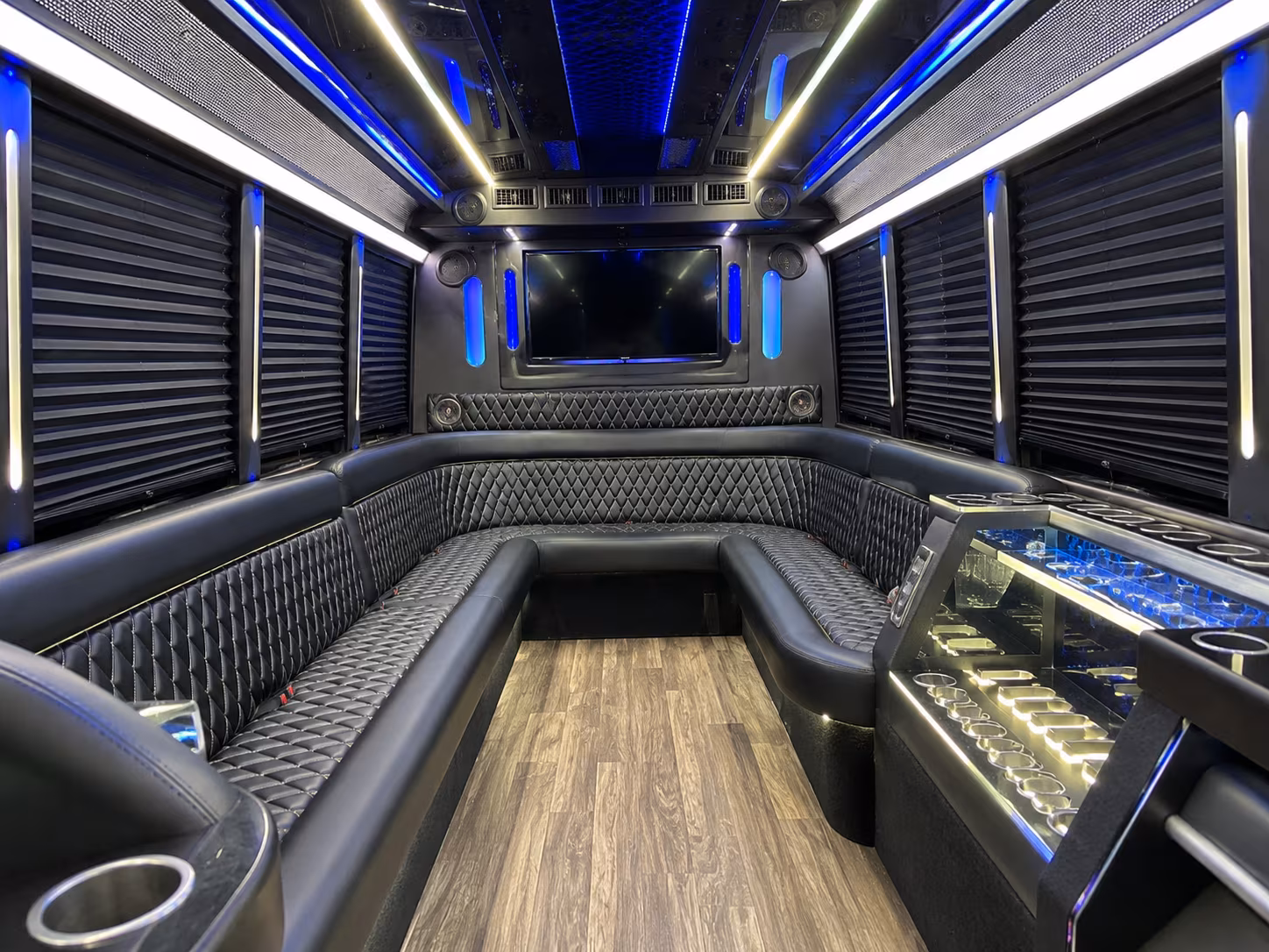 Baltimore Private Event Transportation party bus exterior