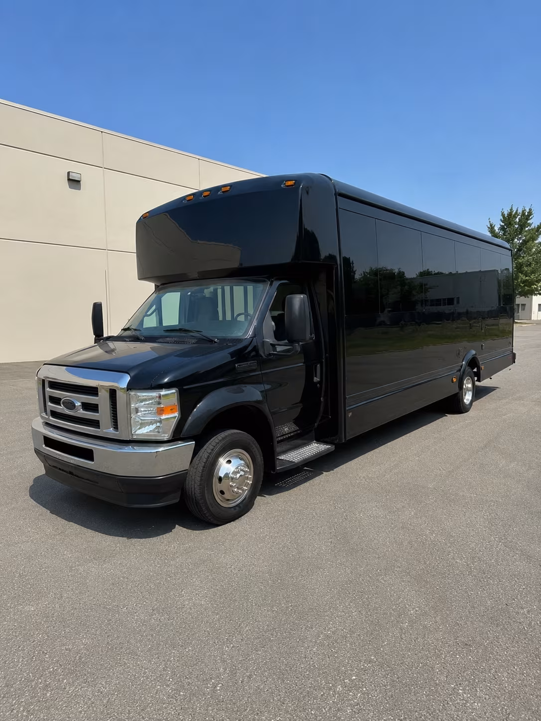 Baltimore Sporting Event Transportation party bus exterior
