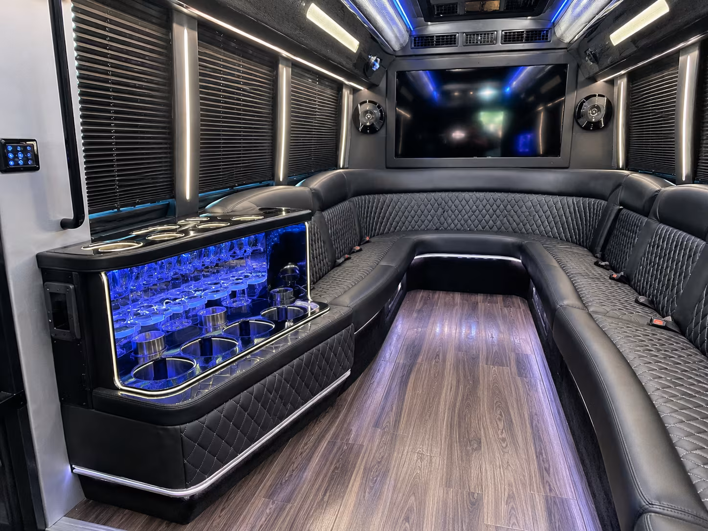 Baltimore Sporting Event Transportation party bus exterior