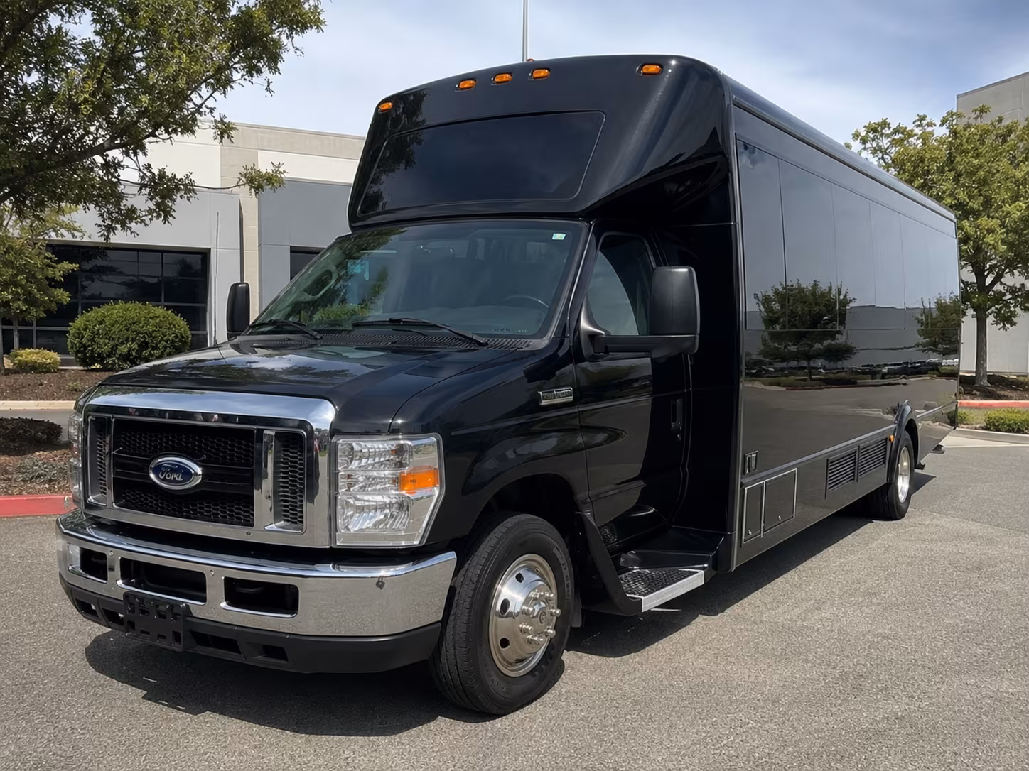 Baltimore Sporting Event Transportation party bus exterior