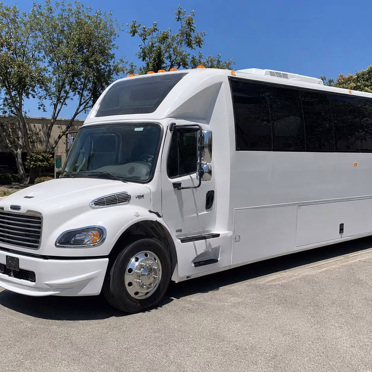 Baltimore Wedding Transportation party bus exterior