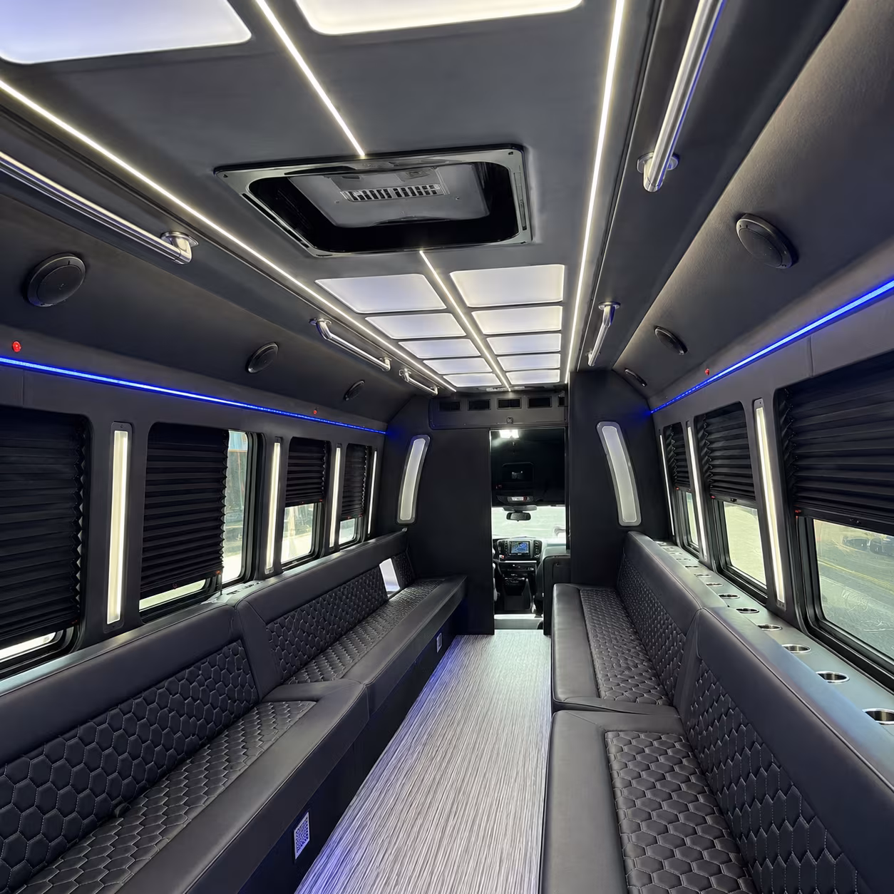 Baltimore Wedding Transportation party bus exterior