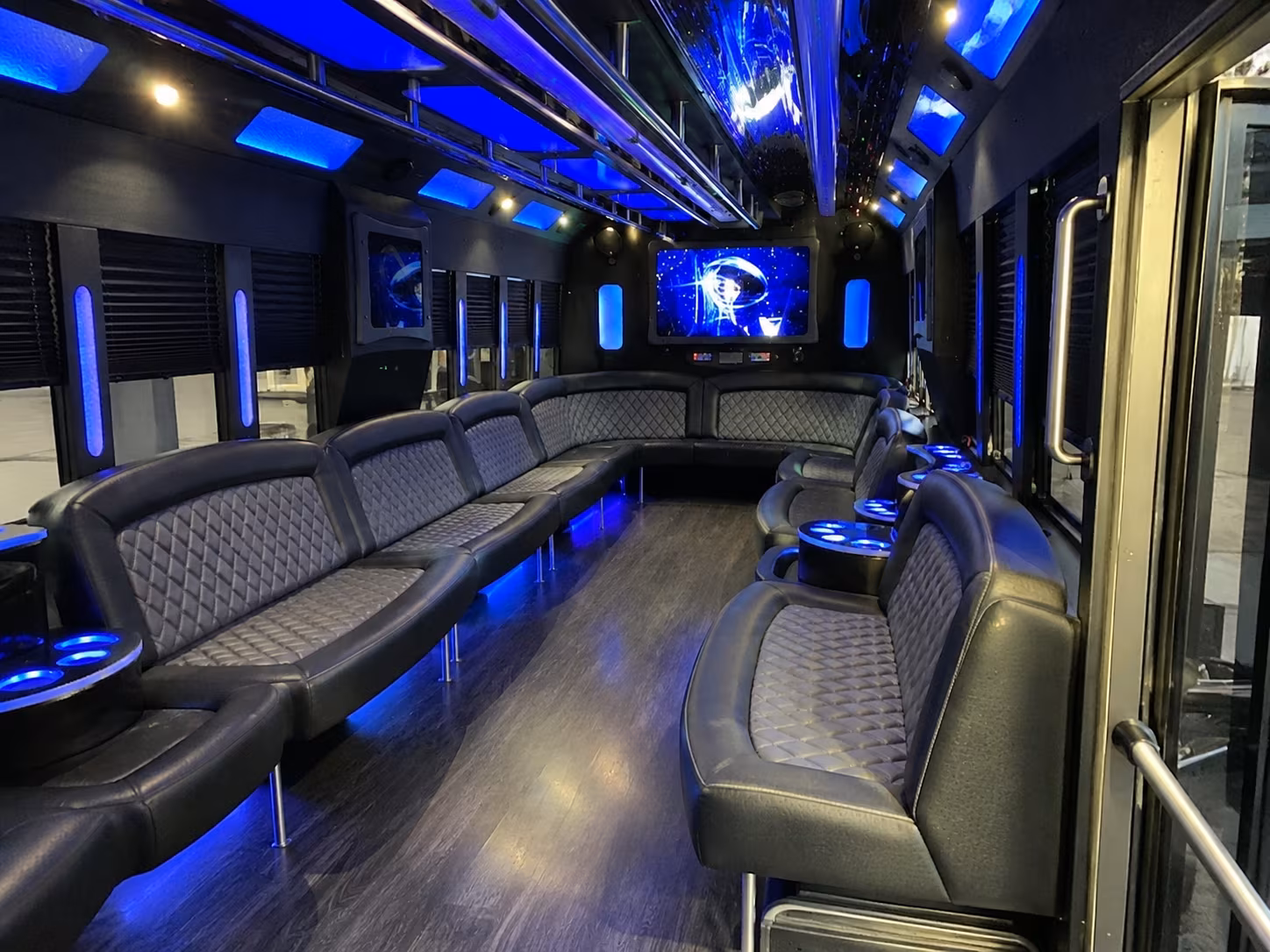 Baltimore Wedding Transportation onboard seating