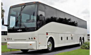 50 passenger charter bus Carney